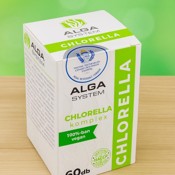 Chlorella Komplex – 100%-ban természetes, vegán alga tabletta méregtelenítéshez és immunerősítéshez | Alga-System