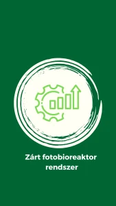 Zárt fotobioreaktor